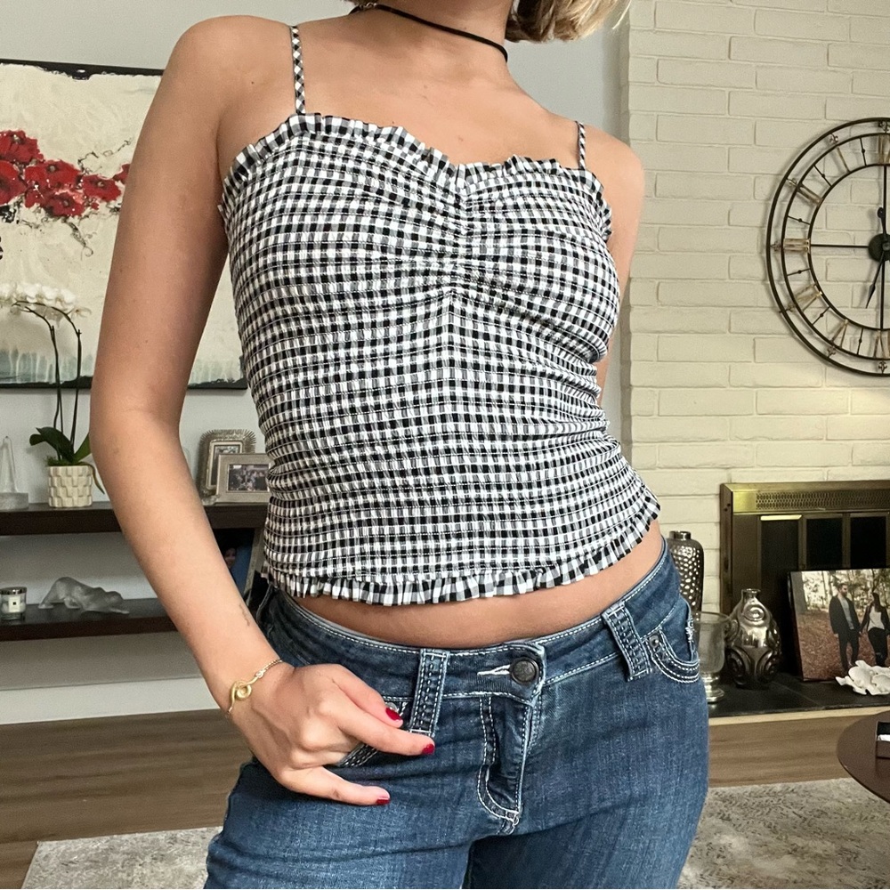 BB DAKOTA GINGHAM TANK
